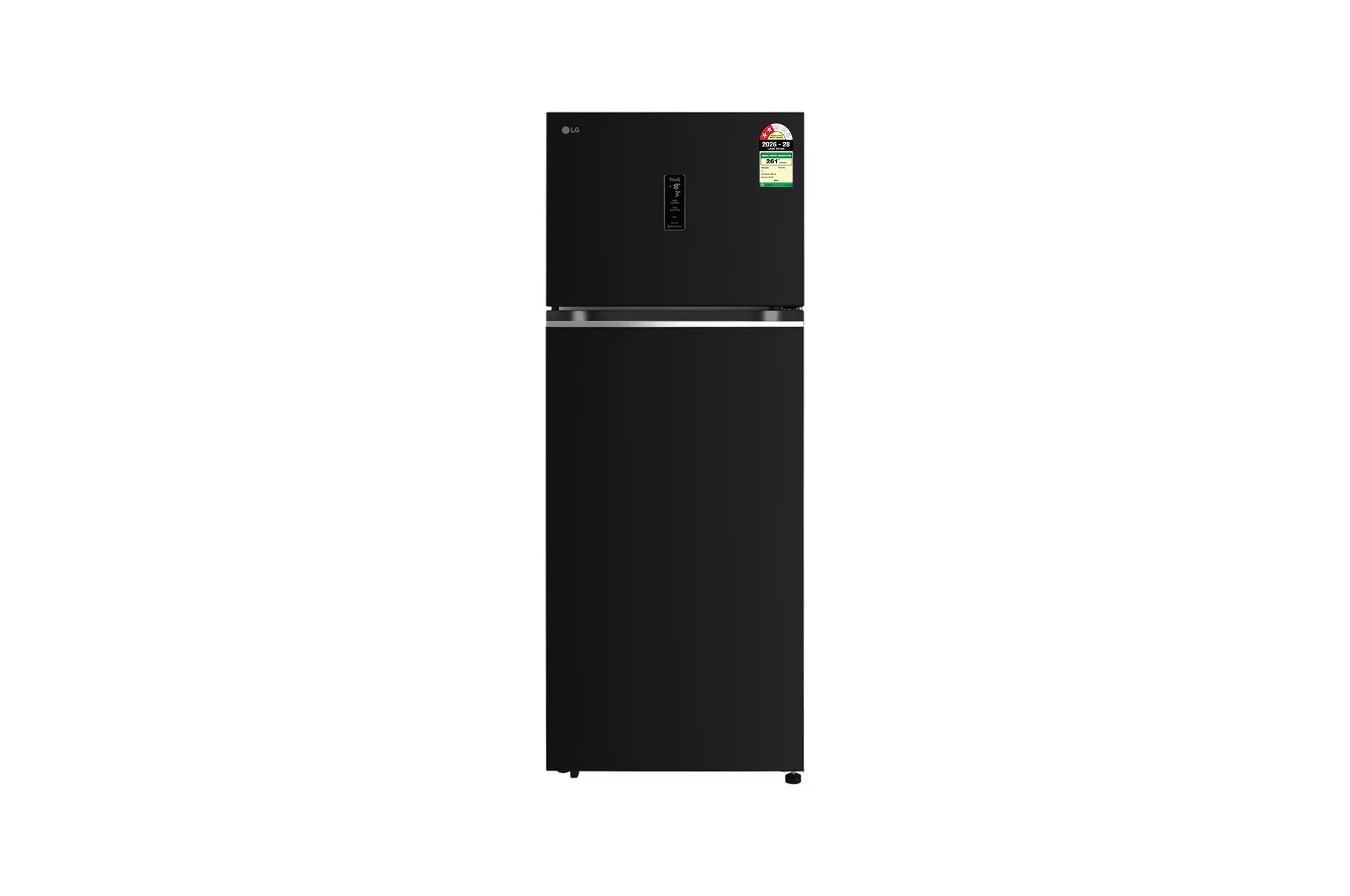 LG 466L Double Door Refrigerator, Smart Inverter Compressor, Wi-Fi, Door Cooling™, Ebony Sheen Finish, 2 Star - GLT4626TMES: Official product detail