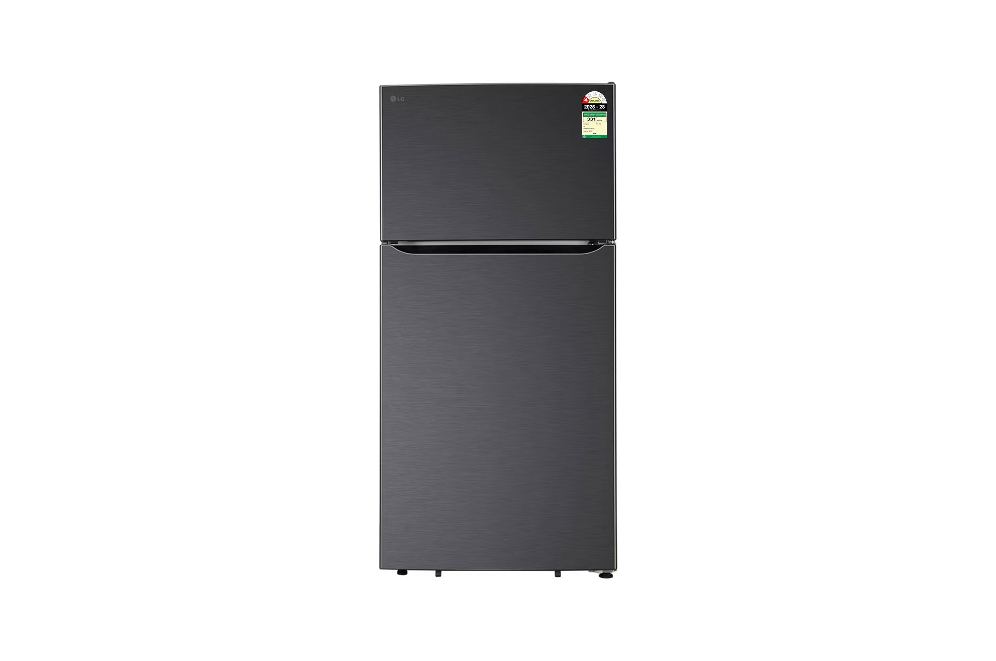 LG 674L Double Door Refrigerator, Smart Inverter Compressor, Matte Black, 1 Star - GLT6816ODMC