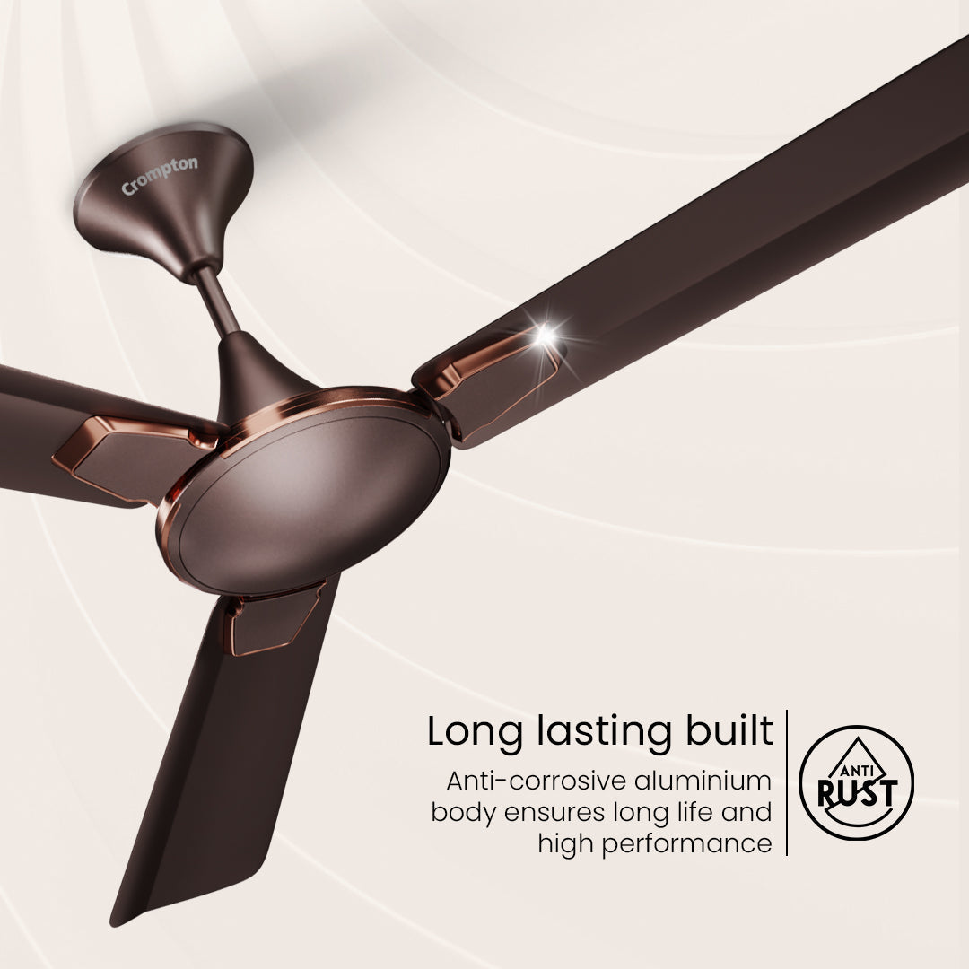 Crompton Premion Aura 2 Prime | Star Rated Ceiling Fan - Irish Coffee: Product feature