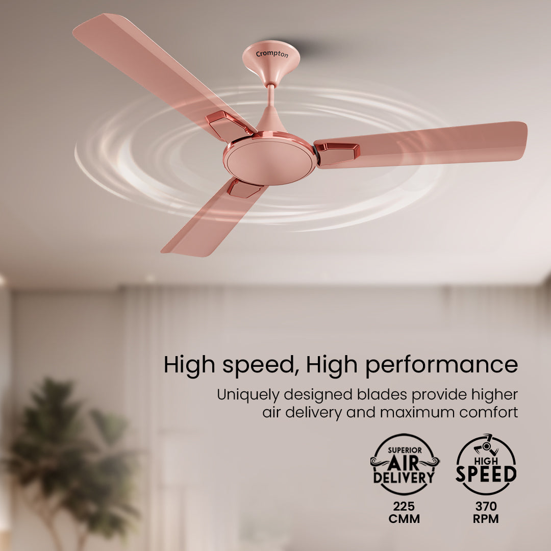 Crompton Premion Aura 2 Prime | Star Rated Ceiling Fan - Irish Coffee: Product feature