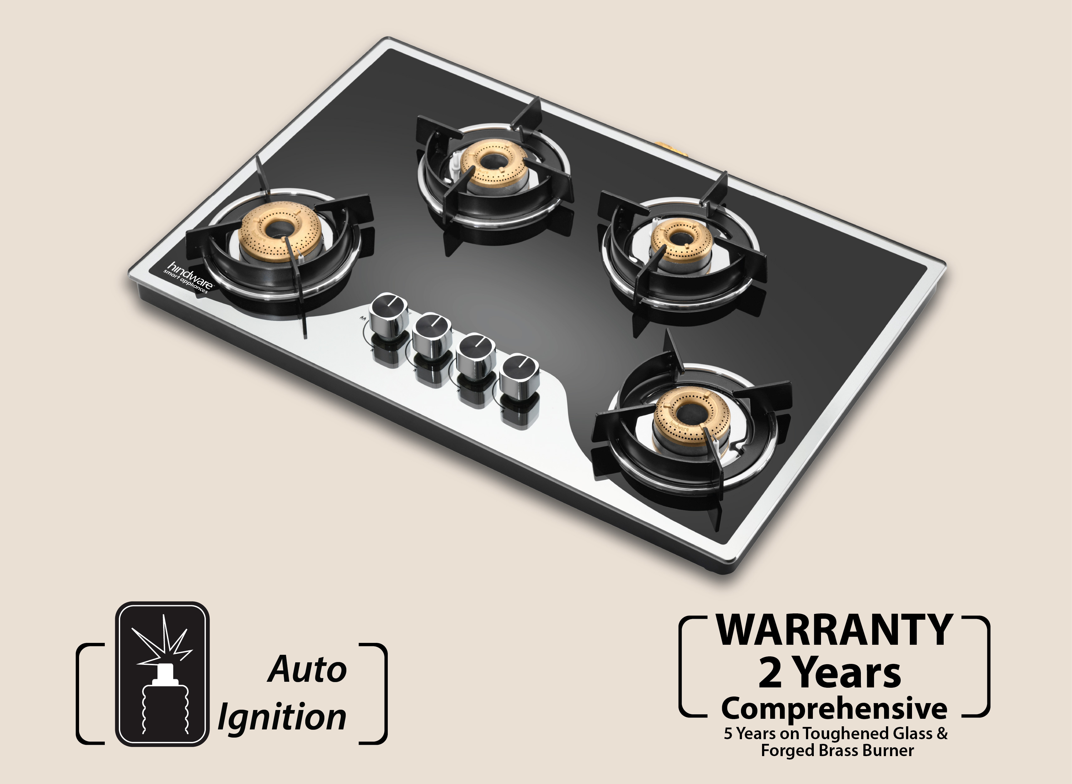 Hindware Coral 4B AI Cooktop: Product feature