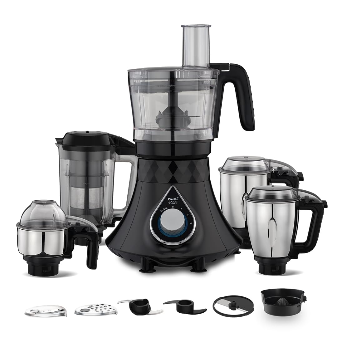 Preethi Zodiac Cosmo Mixer Grinder - 750W - 4 Jars