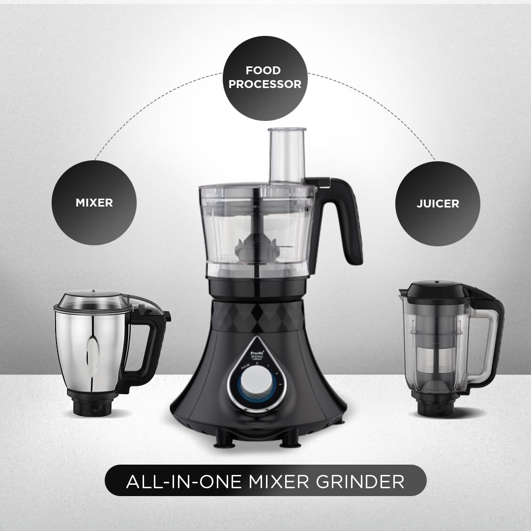 Preethi Zodiac Cosmo Mixer Grinder - 750W - 4 Jars: Product feature