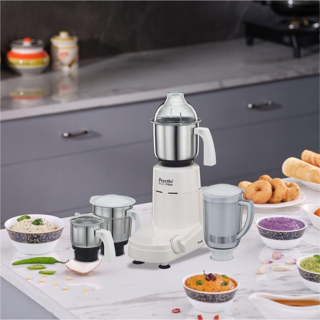 Preethi Eco Plus Mixer Grinder - 750W - 4 Jars - MG-157: Product feature