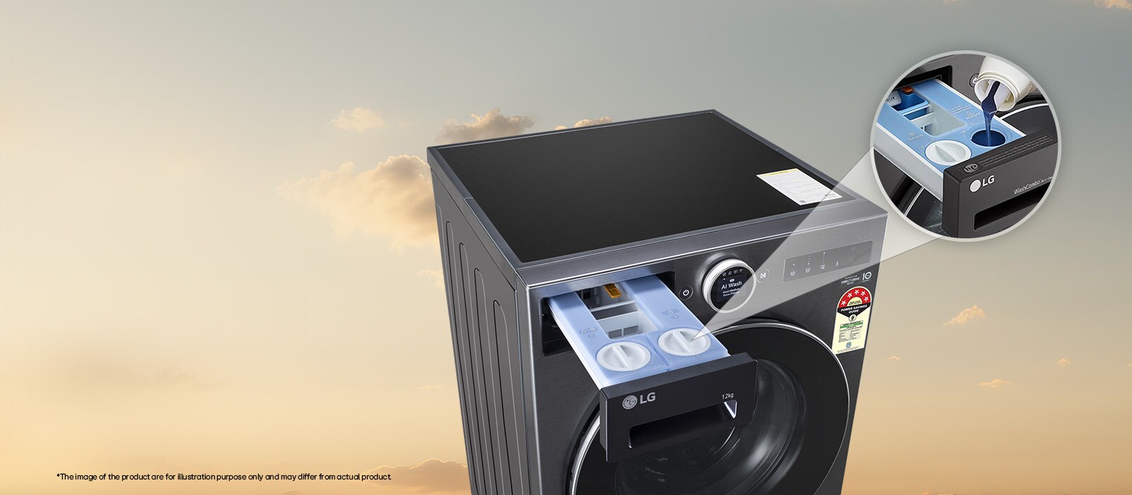 LG 15Kg Front Load Washing Machine FX62515B9E: Product feature