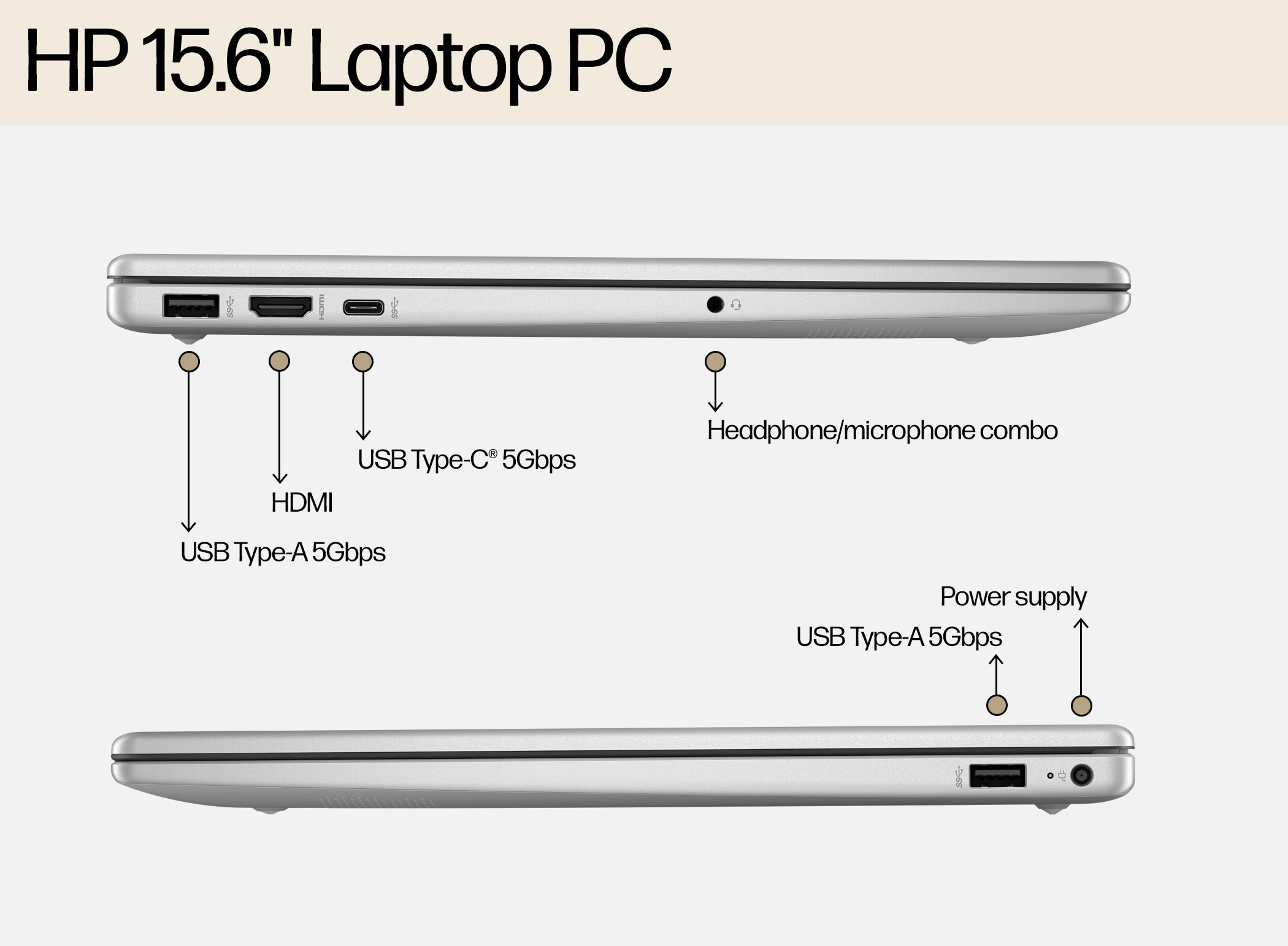 HP Laptop 15-FD1458TU, Silver: Product feature