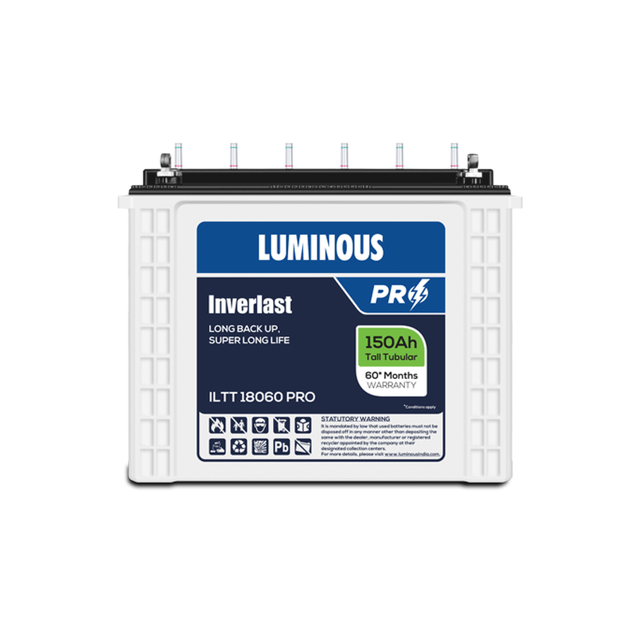 Luminous ILTT 18060 PRO 150 Ah Tall Tubular Battery