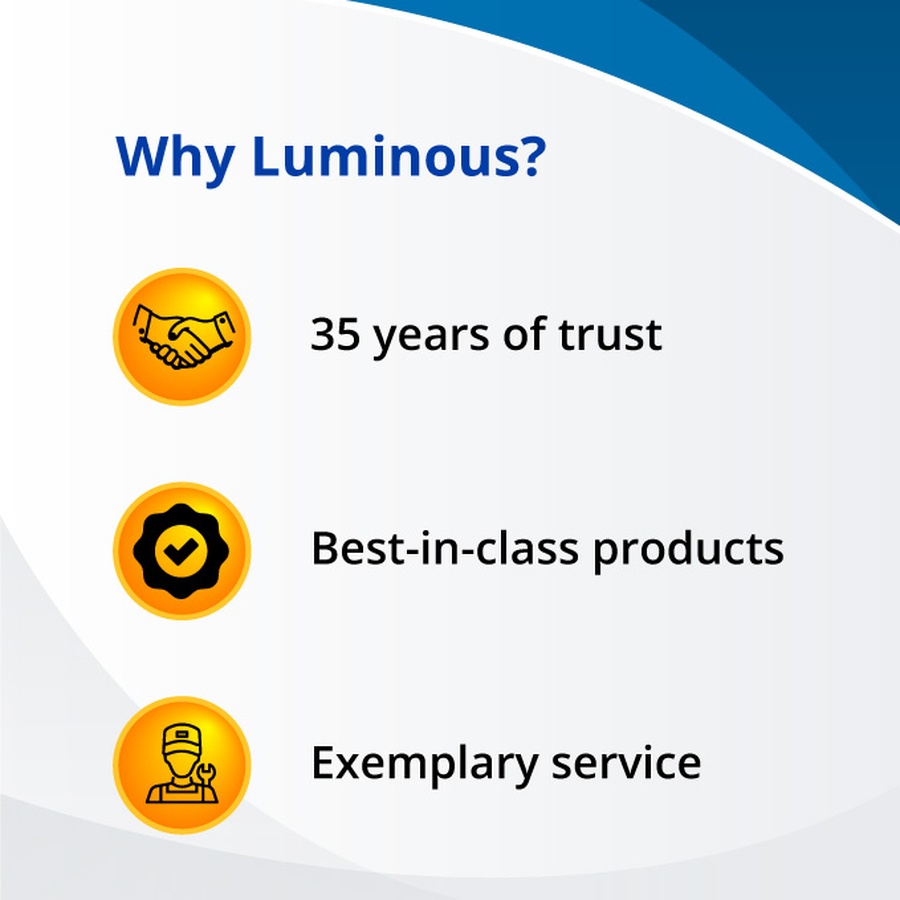 Luminous ILTT 20066 160 Ah Tall Tubular Battery: Product feature