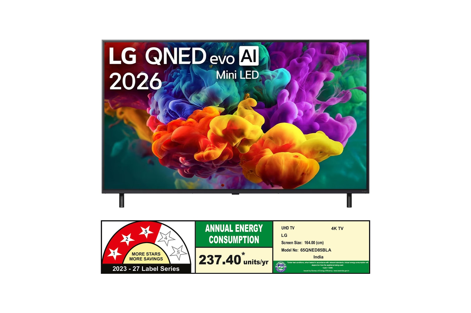164cm (65 inch) QNEDevo Mini LED TV - 65QNED85BLA