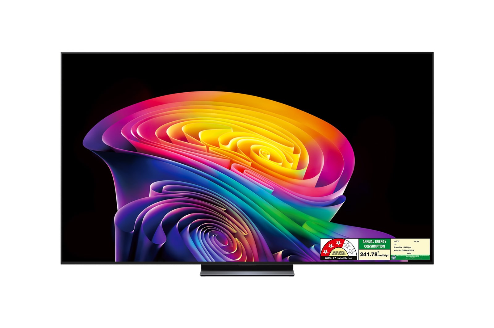 164 cm (65 inch) OLEDevo AI Smart TV - OLED65C6PLA - energy information