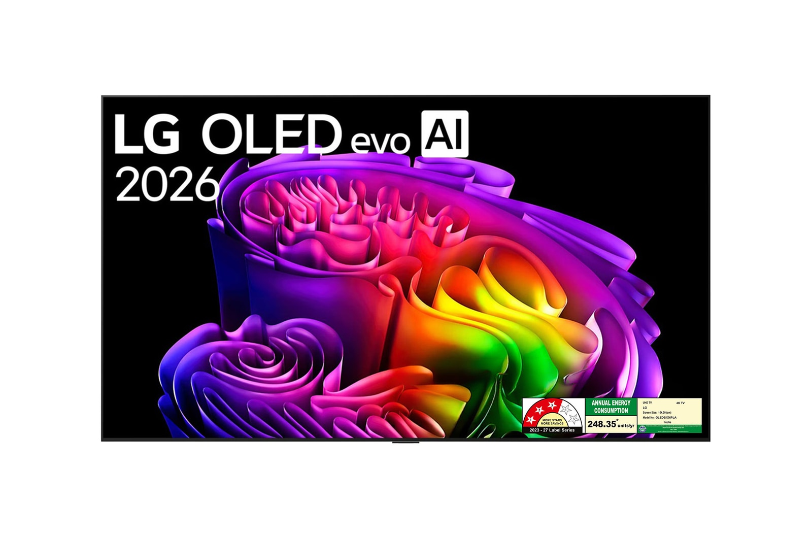 164 cm (65 inch) AI Smart TV Price - OLED65G6PLA - energy information