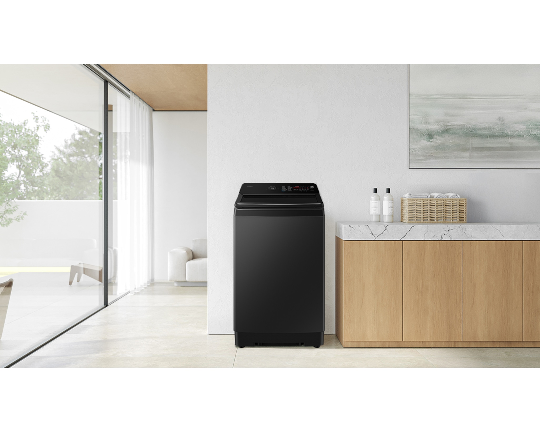 10.0 kg Top Load Washing Machine with Ecobubble™ & Heater WA40F10H2C - catalogue_feature_artwork