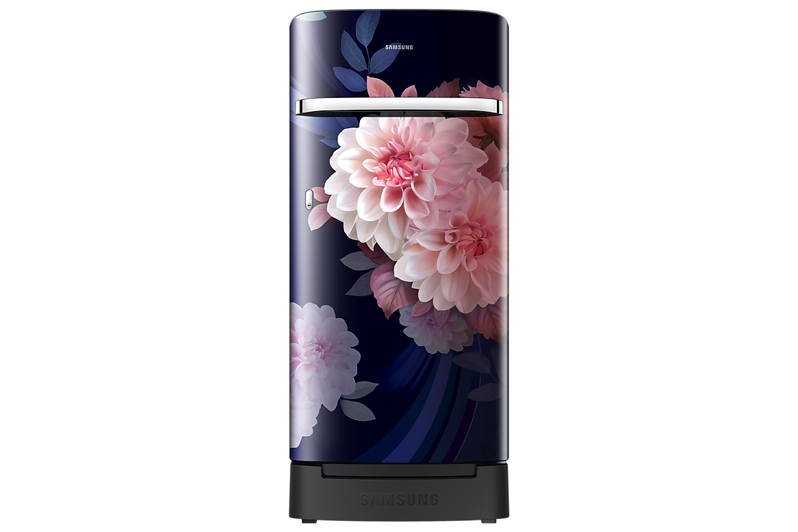 189 L Single Door Refrigerator with Horizontal Curve Design, Blue