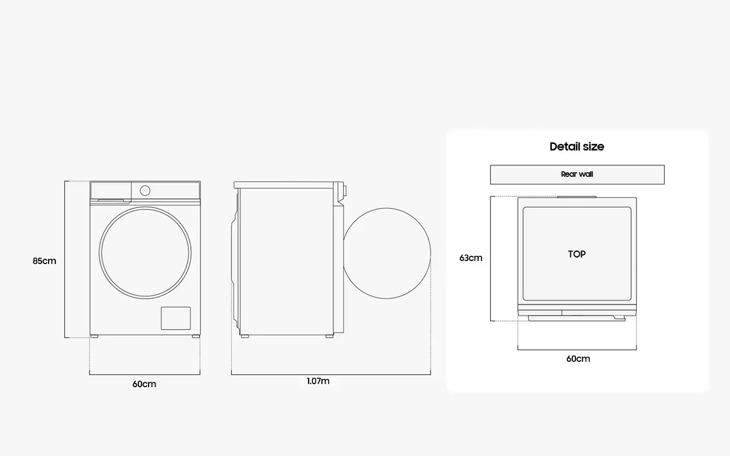 9.0 kg Front Loading Washing Machine with AI Control and SmartThings - catalogue_feature_artwork