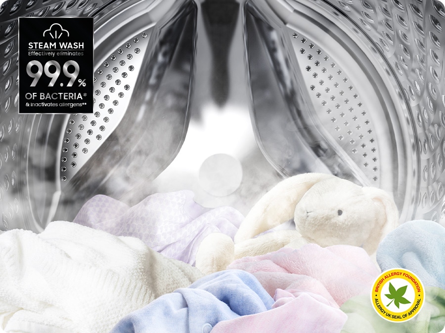 9.0 kg Front Loading Washing Machine with AI Control and SmartThings - catalogue_feature_artwork