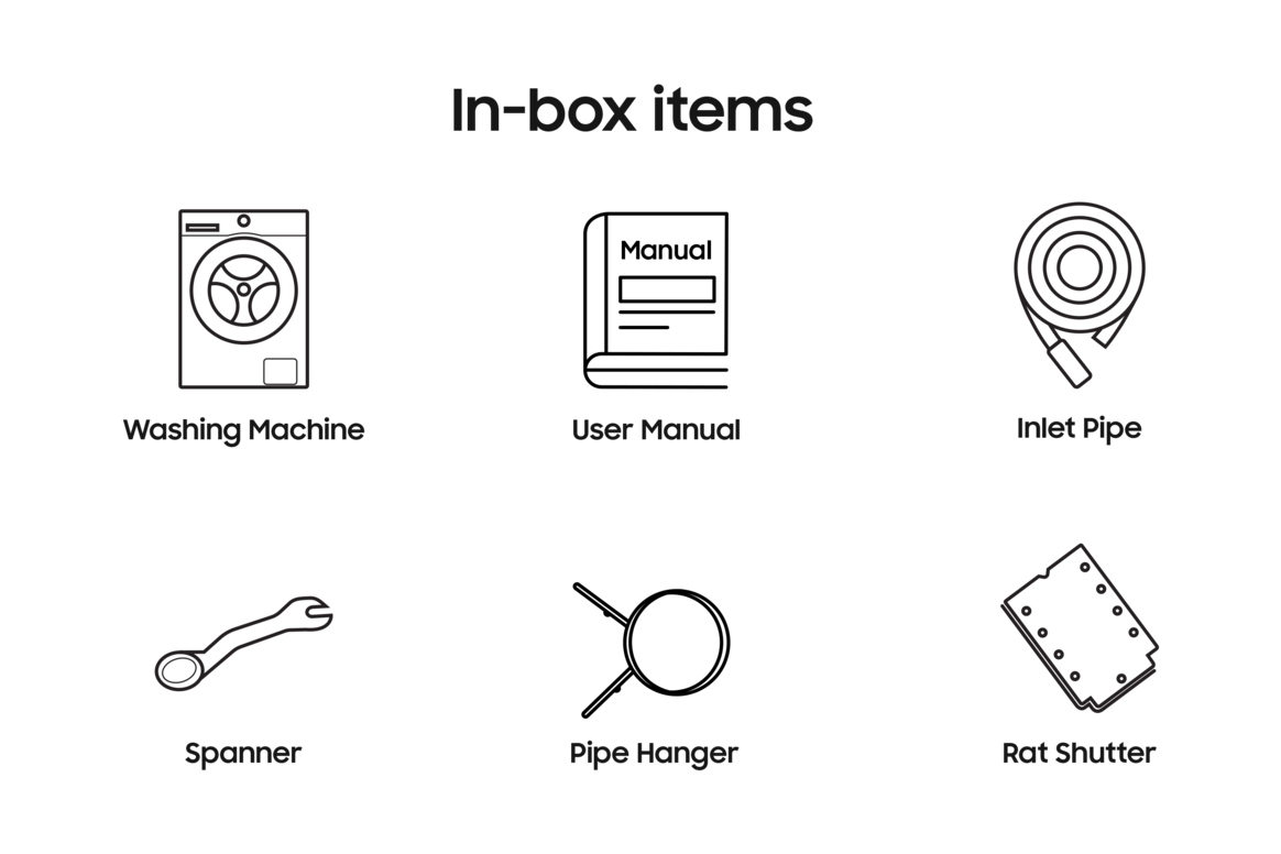 9.0 kg Front Loading Washing Machine with AI Control and SmartThings - catalogue_feature_artwork