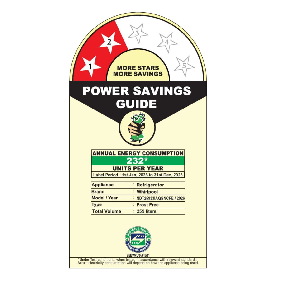 Intellifresh 259L 2 Star Inverter Frost Free Double-Door Refrigerator - Titan Steel-Y - catalogue_feature_artwork