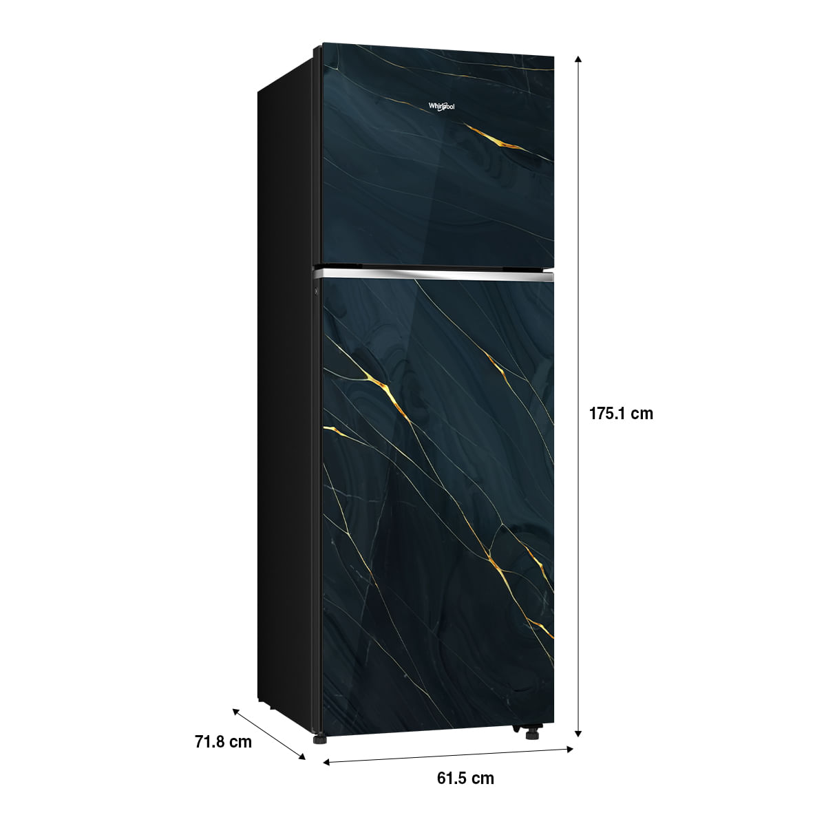 Intellifresh Pro 327L 2 Star Convertible Glass Finish Frost Free Double-Door Refrigerator - catalogue_feature_artwork
