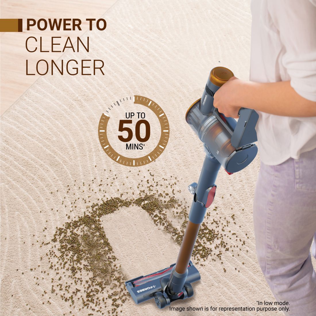 Eureka Forbes Kordfree K20 Supersilent Vacuum Cleaner: Product feature