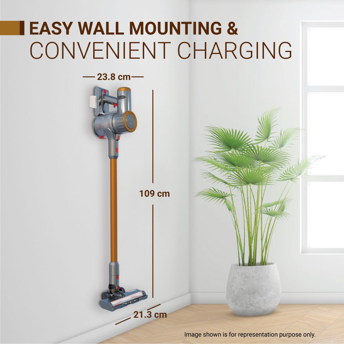 Eureka Forbes Kordfree K20 Supersilent Vacuum Cleaner: Product feature
