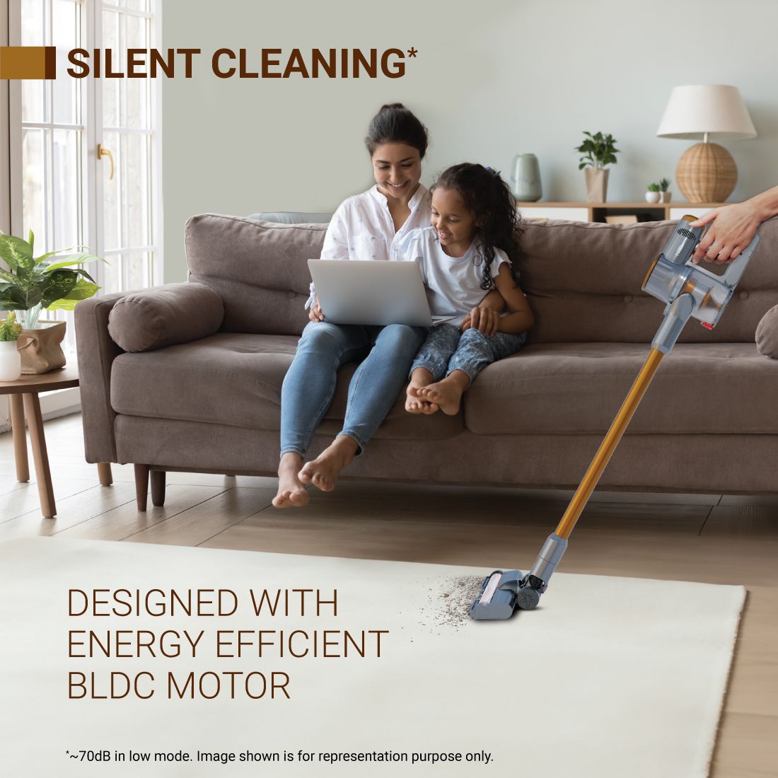 Eureka Forbes Kordfree K20 Supersilent Vacuum Cleaner: Product feature