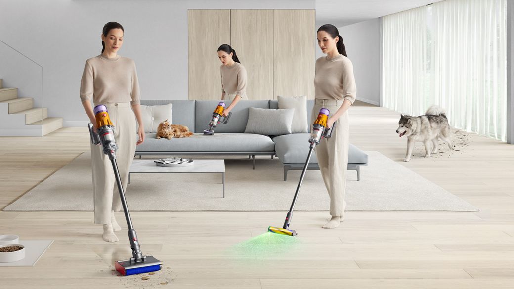 Dyson V12s Detect Slim Submarine complete wet and dry vacuum cleaner