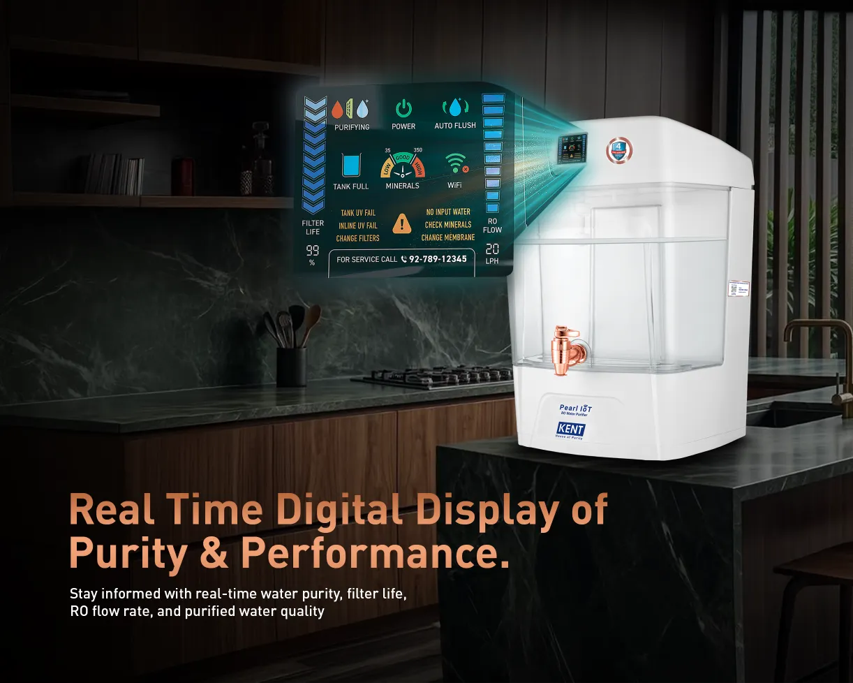 KENT Pearl IoT RO Water Purifier - official_manufacturer_feature_artwork