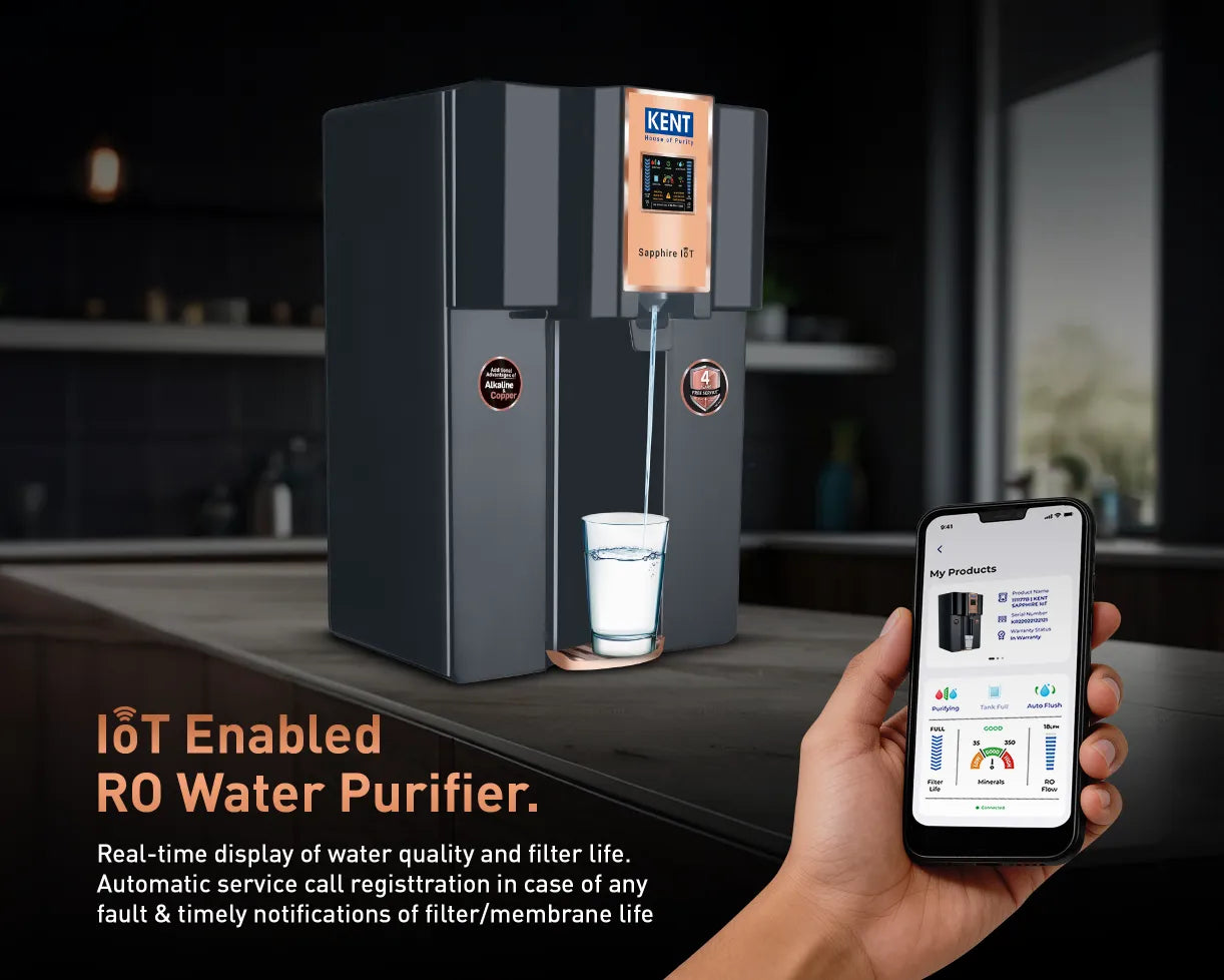KENT Sapphire IoT RO Water Purifier - official_manufacturer_feature_artwork