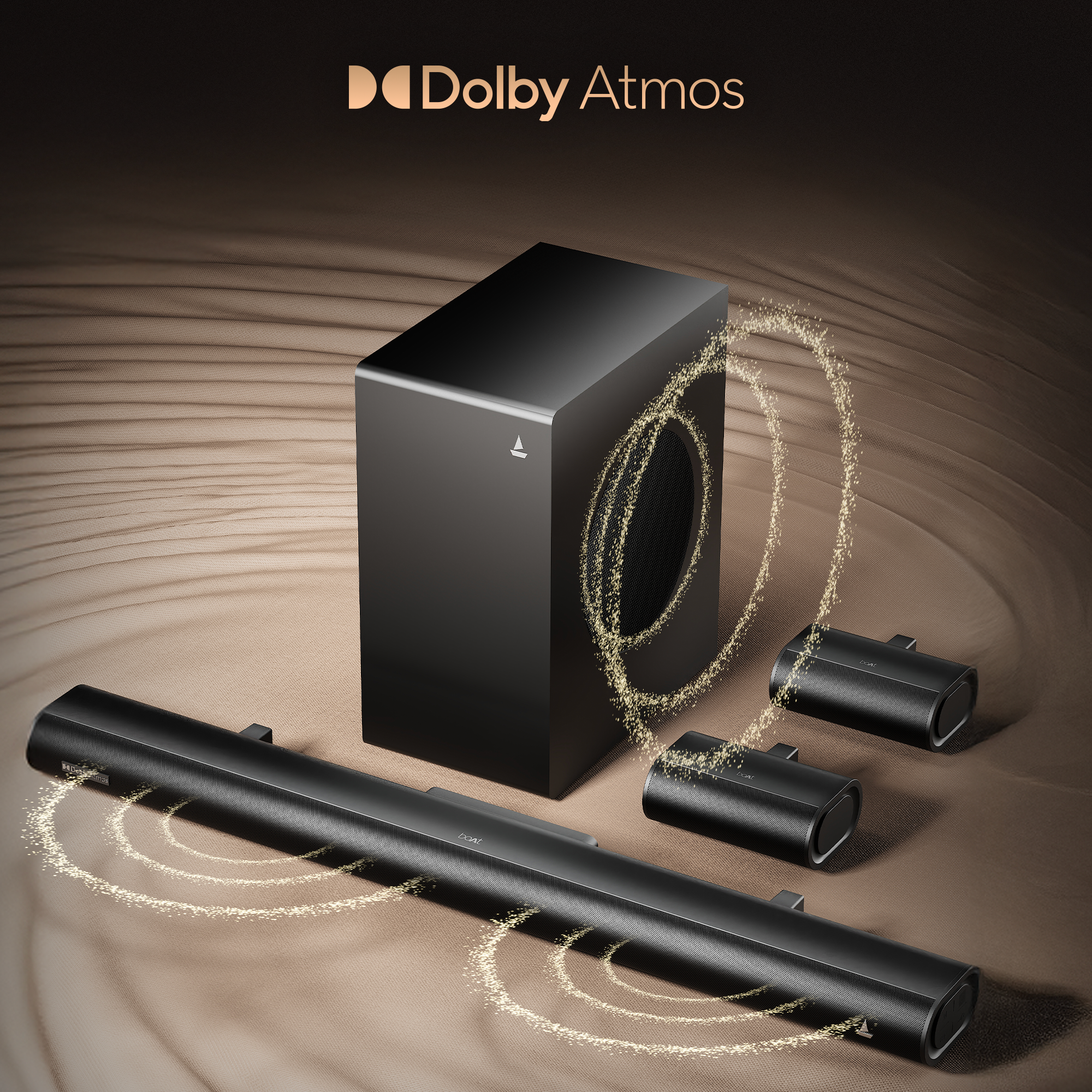 boAt Aavante Prime 5.1 5000DA | 500W 5.1 Channel Soundbar with Dolby Atmos, Bluetooth v5.3 & Master Remote: Product feature