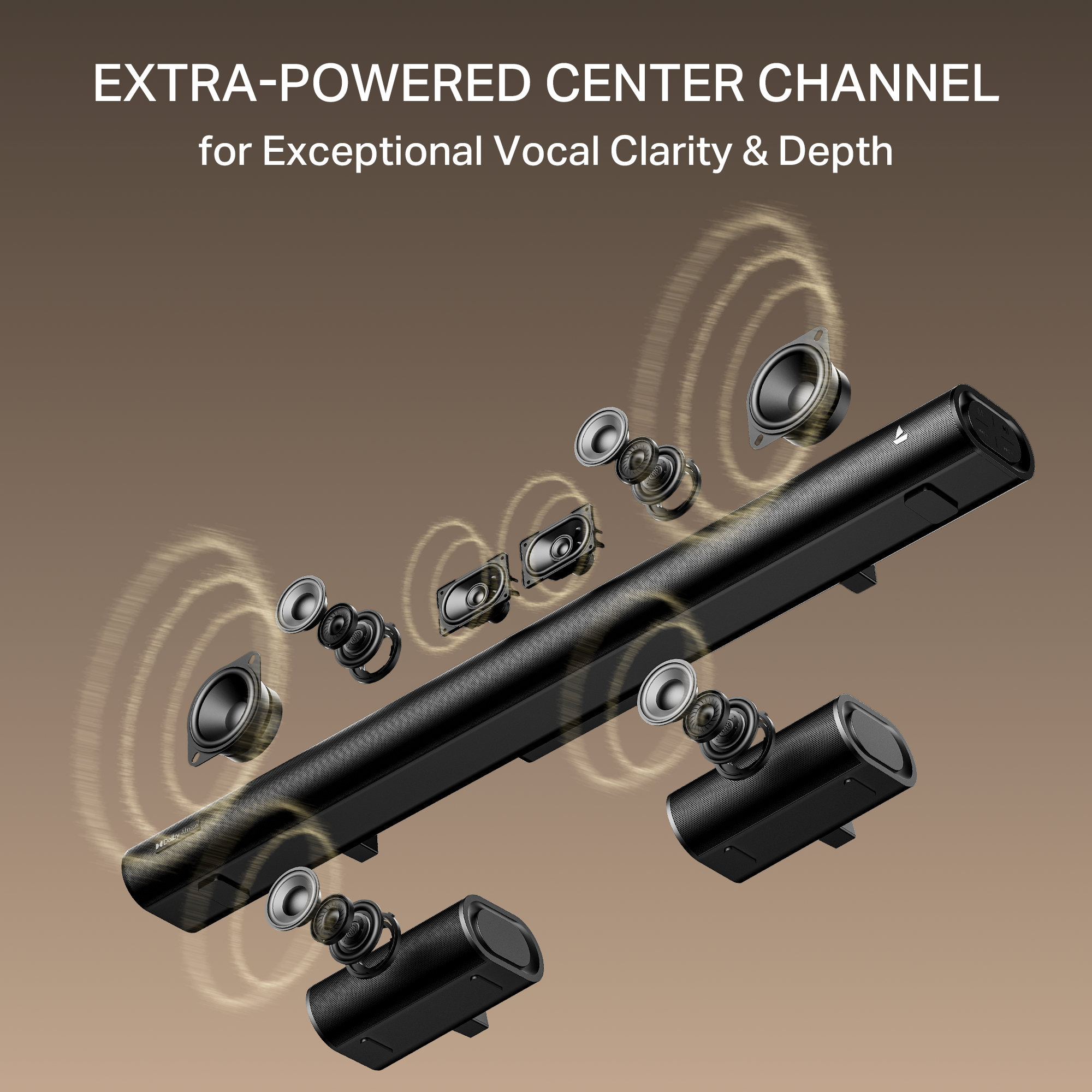 boAt Aavante Prime 5.1 5000DA | 500W 5.1 Channel Soundbar with Dolby Atmos, Bluetooth v5.3 & Master Remote: Product feature