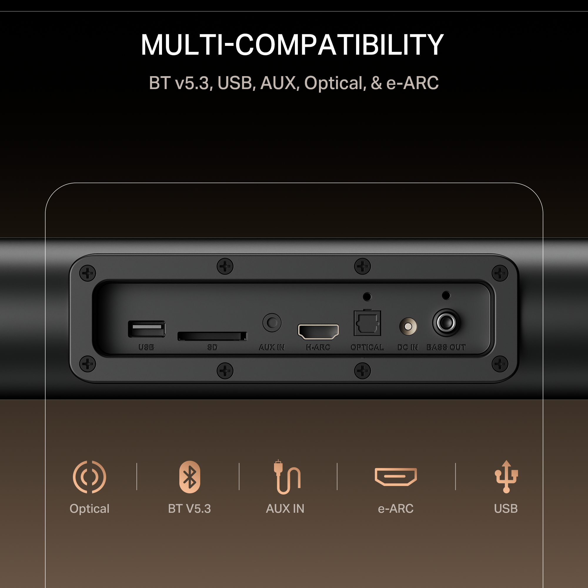 boAt Aavante Prime 5.1 5000DA | 500W 5.1 Channel Soundbar with Dolby Atmos, Bluetooth v5.3 & Master Remote: Product feature
