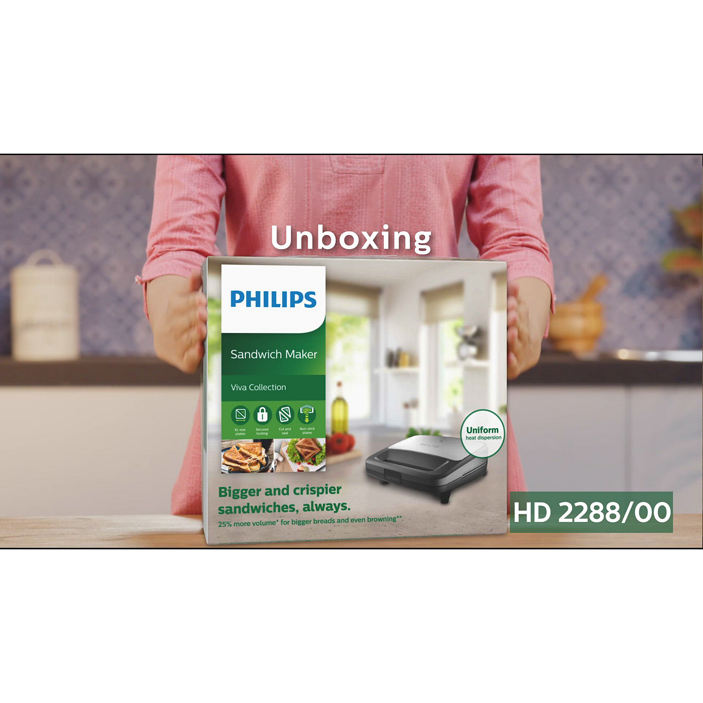 Viva Collection Sandwich maker: Product feature