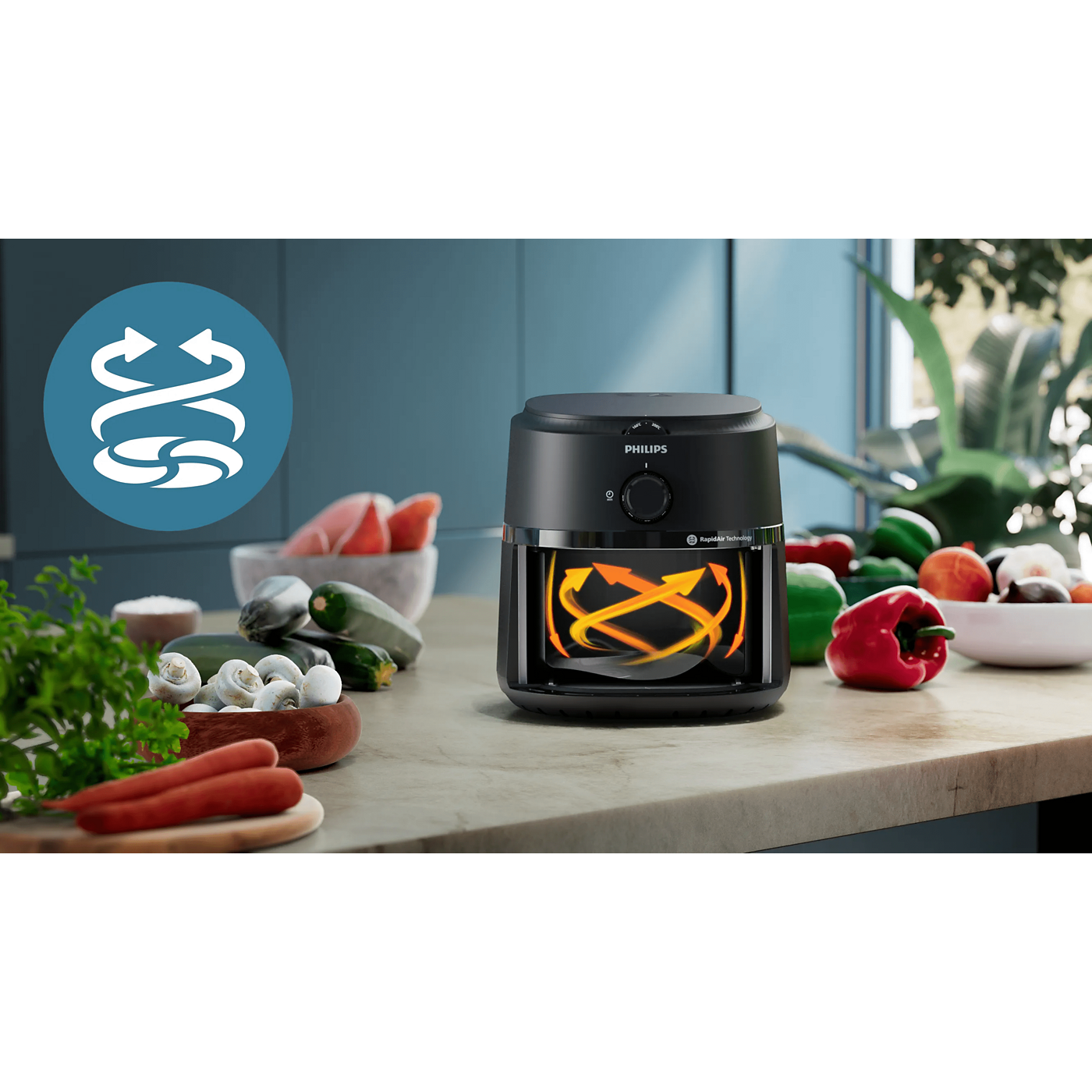 1000 Series Airfryer 1000 series 6.2L: Product feature