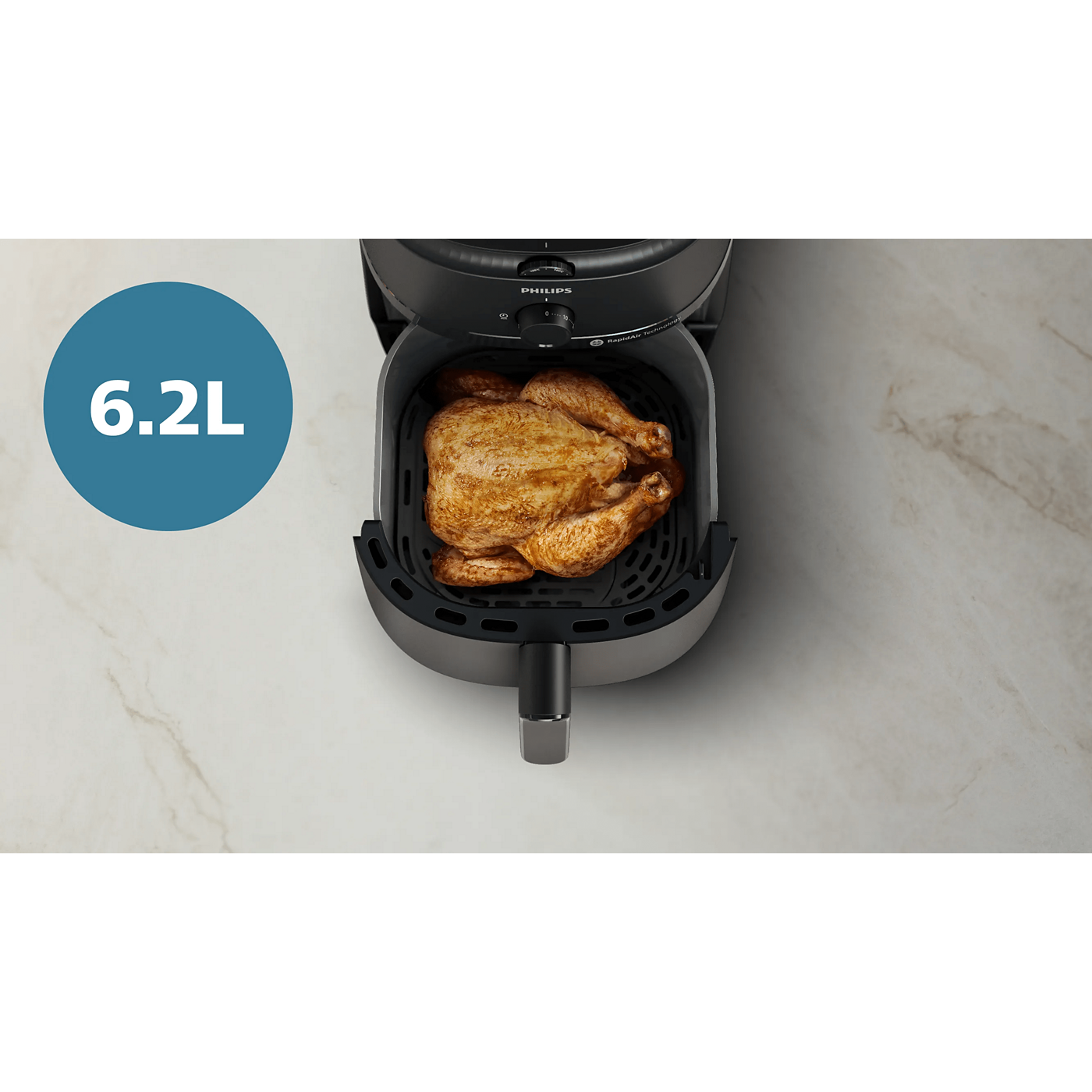 1000 Series Airfryer 1000 series 6.2L: Product feature