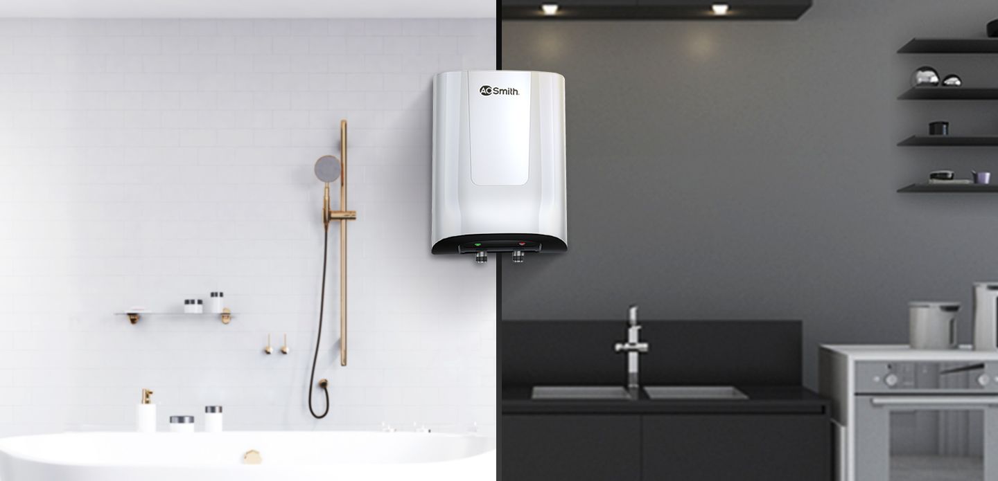 A. O. Smith MiniBot 3 kW 3 L White Instant Water Heater - gallery_lifestyle