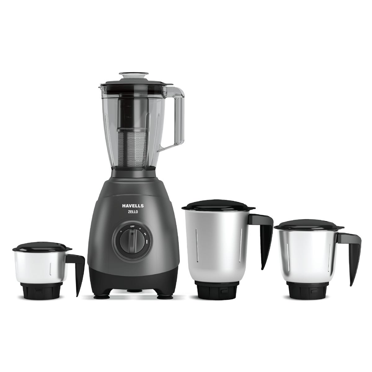 Zello 750 W Mixer Grinder