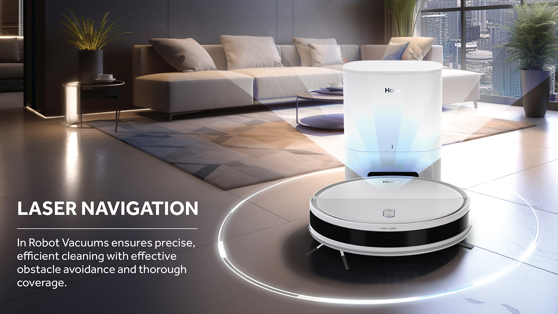 Haier CIVIC X11 PRO Smart Robot Vacuum Cleaner: Product feature