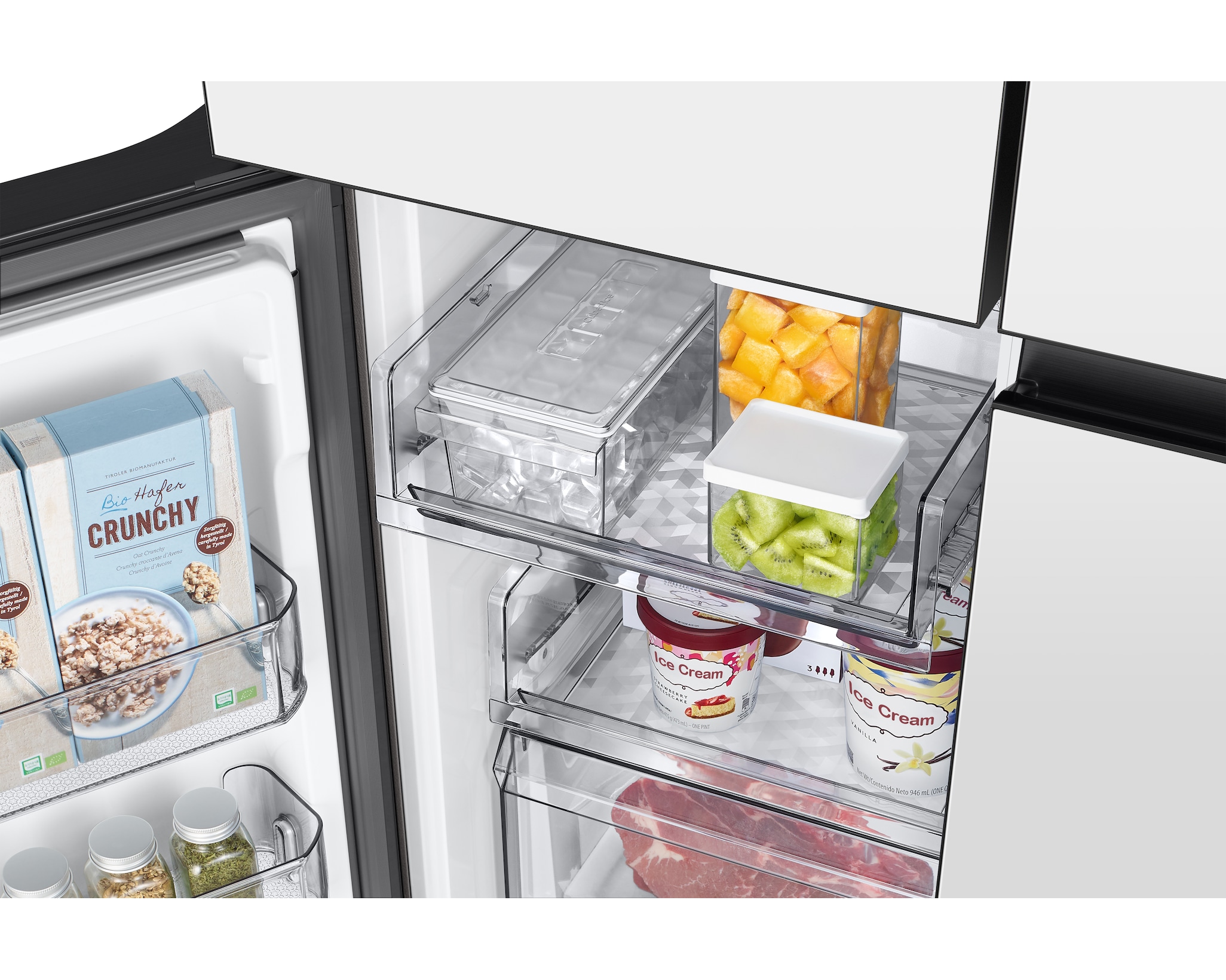 Samsung RF9000D 650L Beverage Center French Door Refrigerator - official_manufacturer_detail_feature_closeup