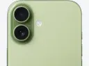 iPhone 17 256GB Sage - iPhone 17, sage colour, back exterior, top rounded corners, Dual Fusion camera s