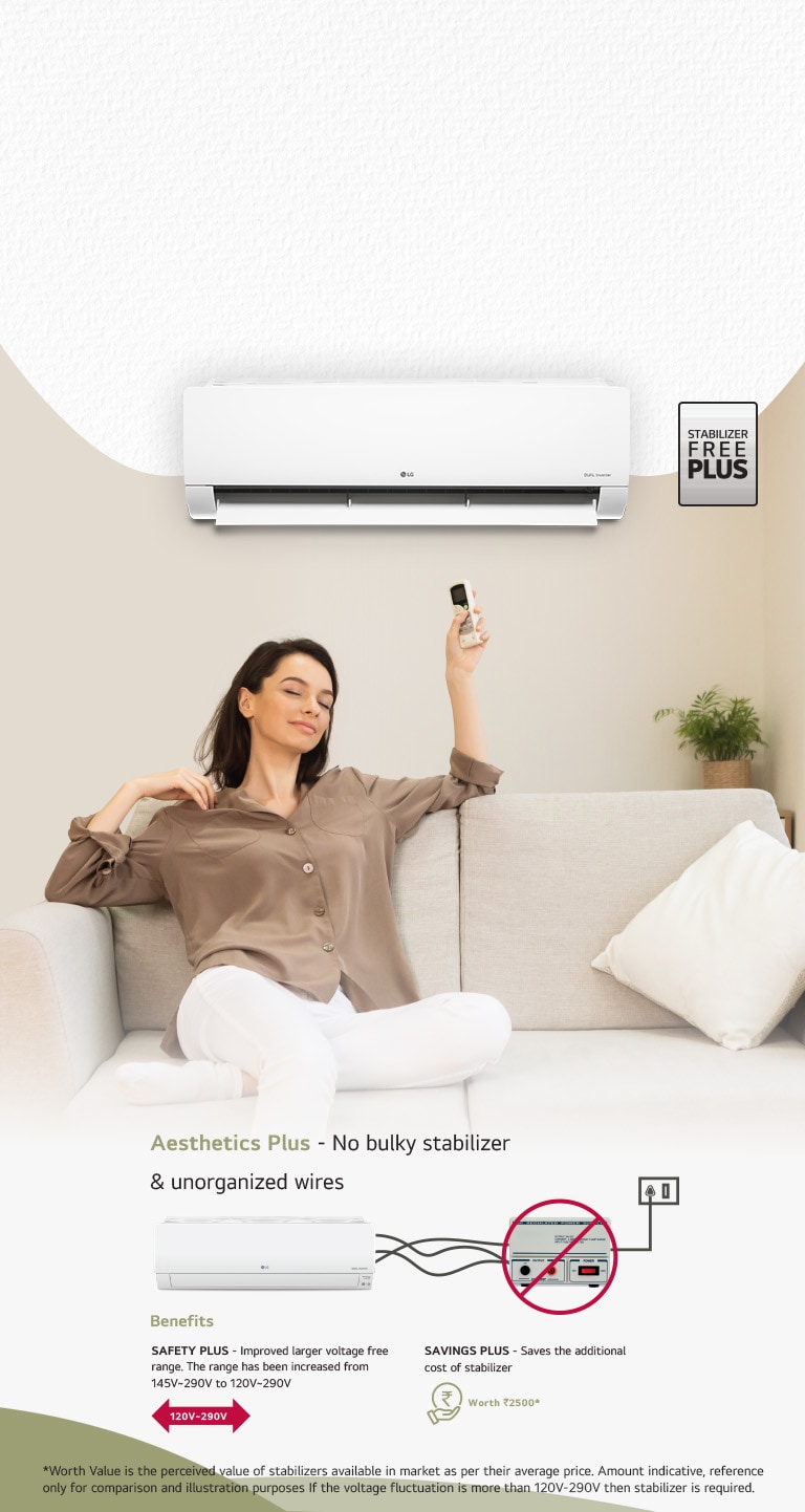LG 3 Star (~2.0) Split AC, AI Convertible 6-in-1 Cooling, Gold Fin+, Viraat Mode, Diet Mode+, 6.3 kW, 2026 Model - official manufacturer detail