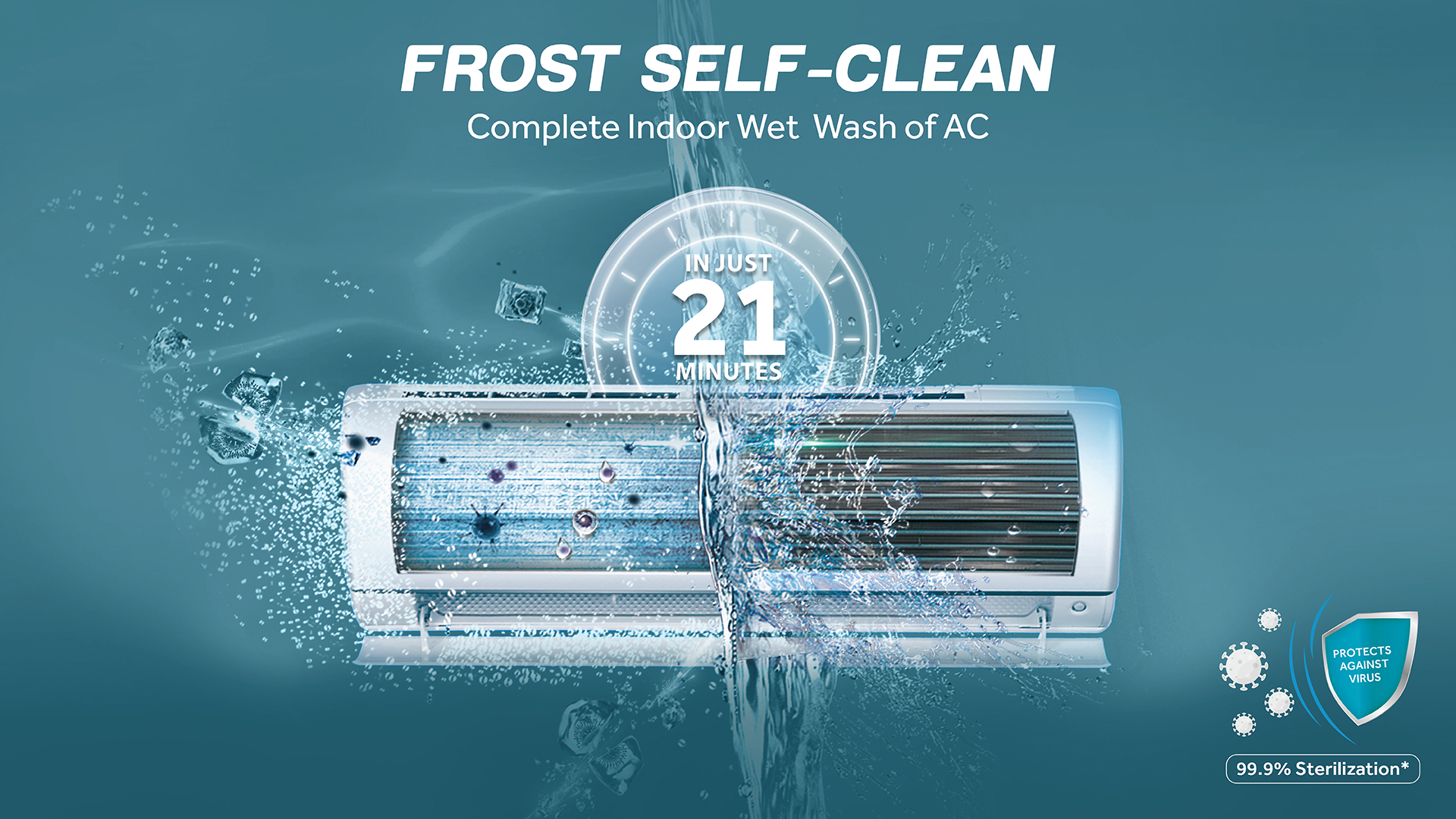 Kinouchi HD (~1.6) 5 Star HEXA Inverter AI-ATMOX Smart Split AC, 5.12kW, 2026 Model - Frost self clean
