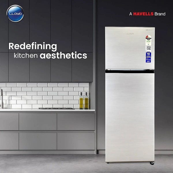 Lloyd GLFF292AMSC1GC 260L Frost Free Double Door