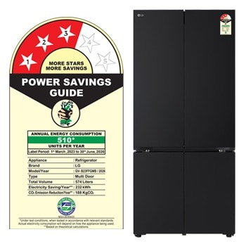 LG GV-B23FFGMB 574L Side-by-Side Refrigerator