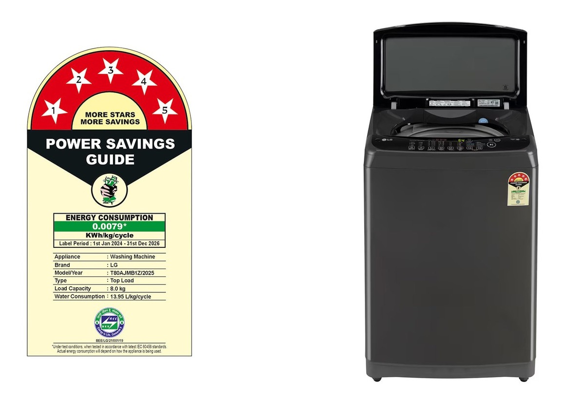 LG T80AJMB1Z 8.0KG Fully Automatic Top Load Washing Machine