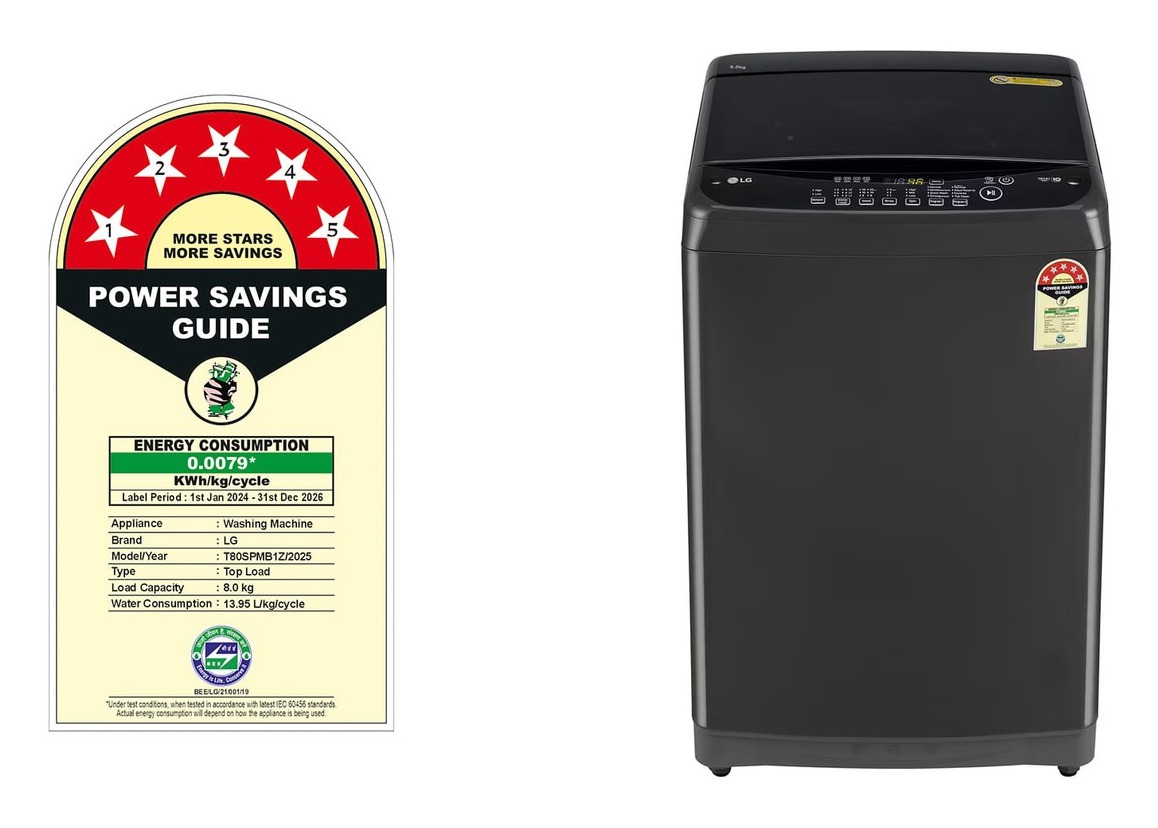 LG T80SPMB1Z 8.0KG Fully Automatic Top Load Washing Machine