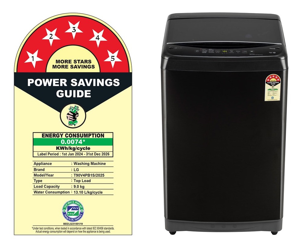 LG T90V4PB1S 9.0KG Fully Automatic Top Load Washing Machine